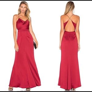 Formal red dress